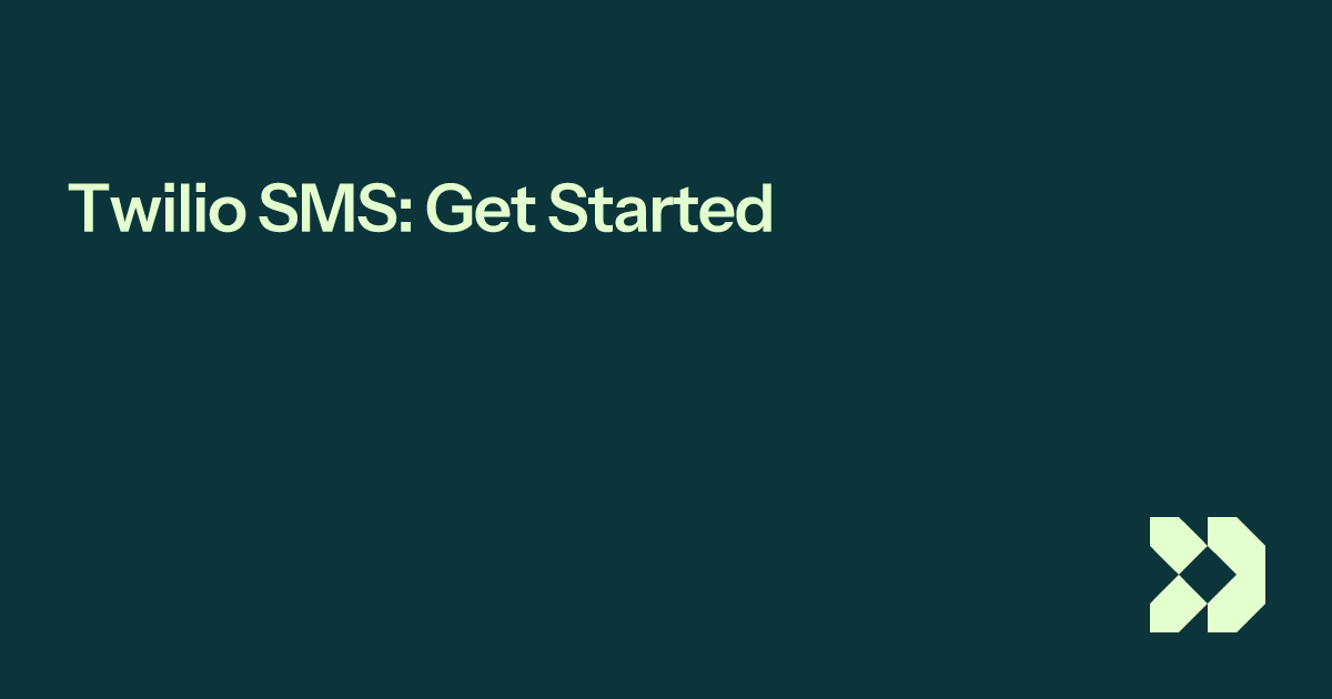 Twilio SMS: Get Started | Customer.io Docs